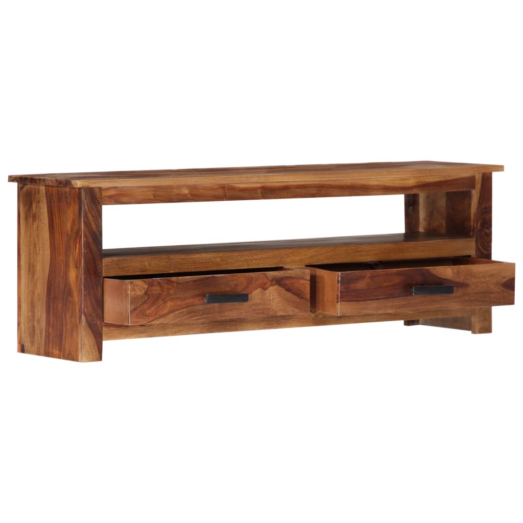Tv-meubel 118x30x40 cm massief hout is nu te koop bij PeponiXL, paradijselijk wonen!
