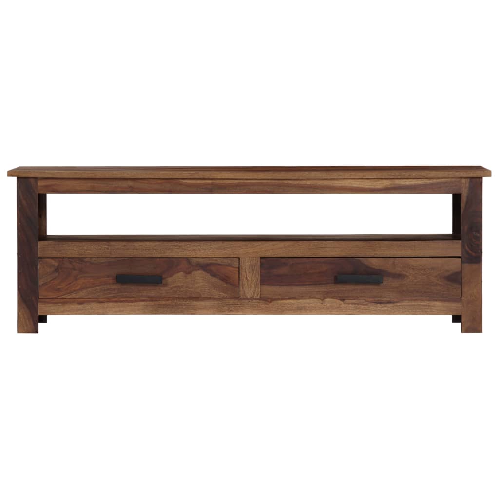 Tv-meubel 118x30x40 cm massief hout is nu te koop bij PeponiXL, paradijselijk wonen!