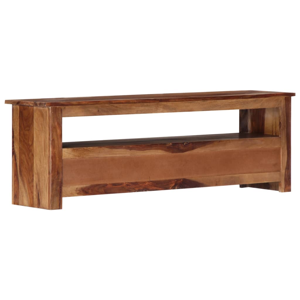 Tv-meubel 118x30x40 cm massief hout is nu te koop bij PeponiXL, paradijselijk wonen!
