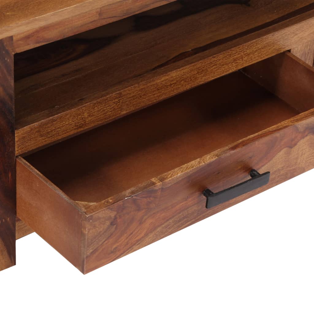 Tv-meubel 118x30x40 cm massief hout is nu te koop bij PeponiXL, paradijselijk wonen!