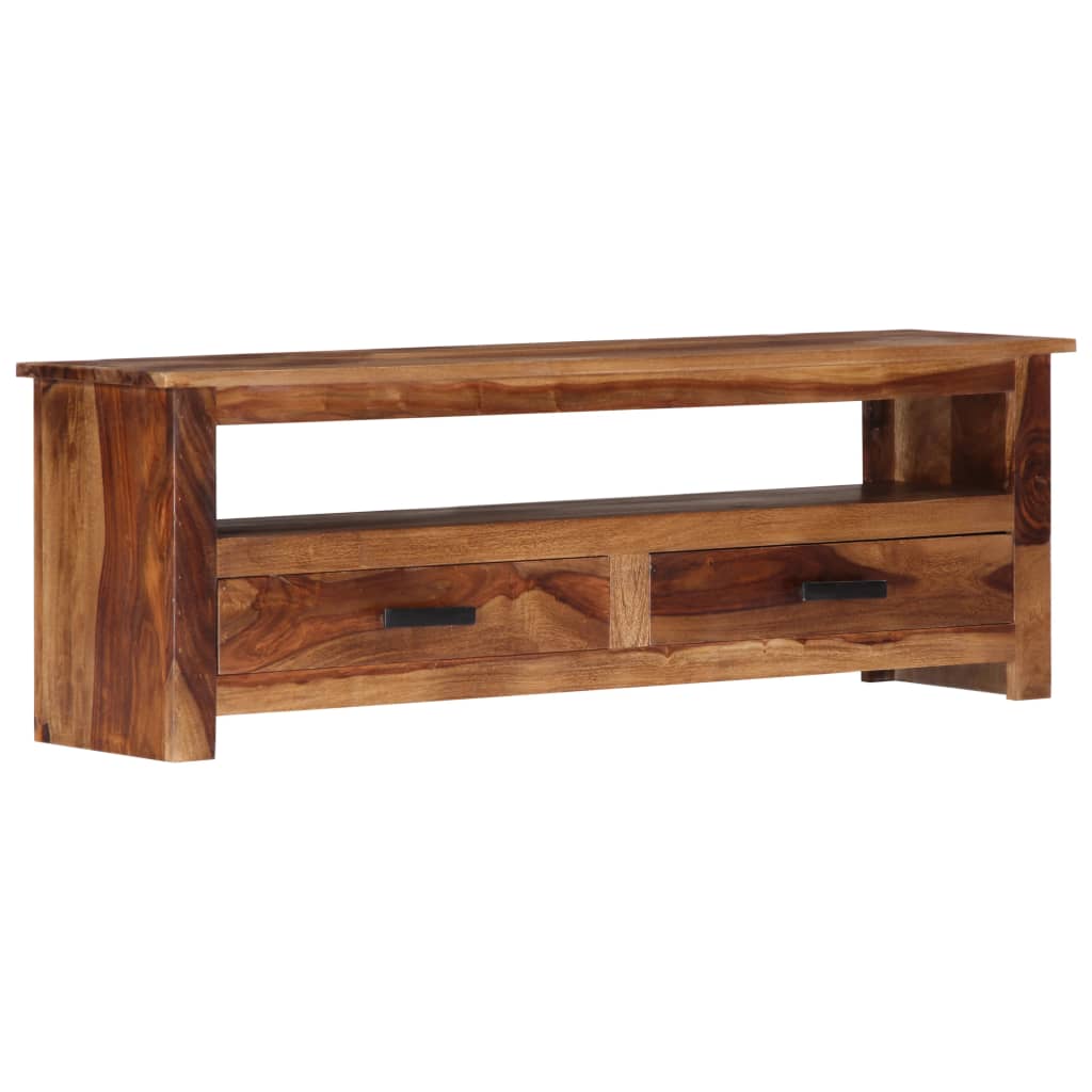 Tv-meubel 118x30x40 cm massief hout is nu te koop bij PeponiXL, paradijselijk wonen!