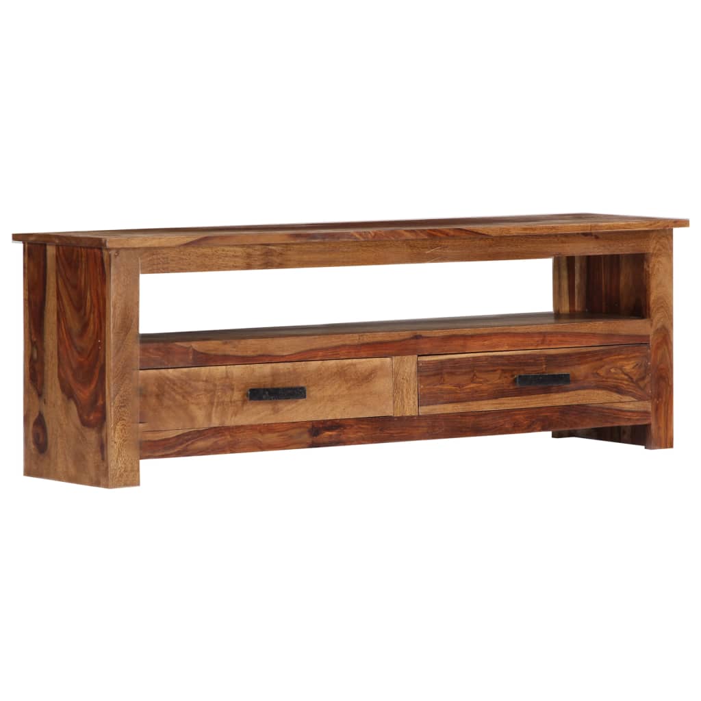Tv-meubel 118x30x40 cm massief hout is nu te koop bij PeponiXL, paradijselijk wonen!