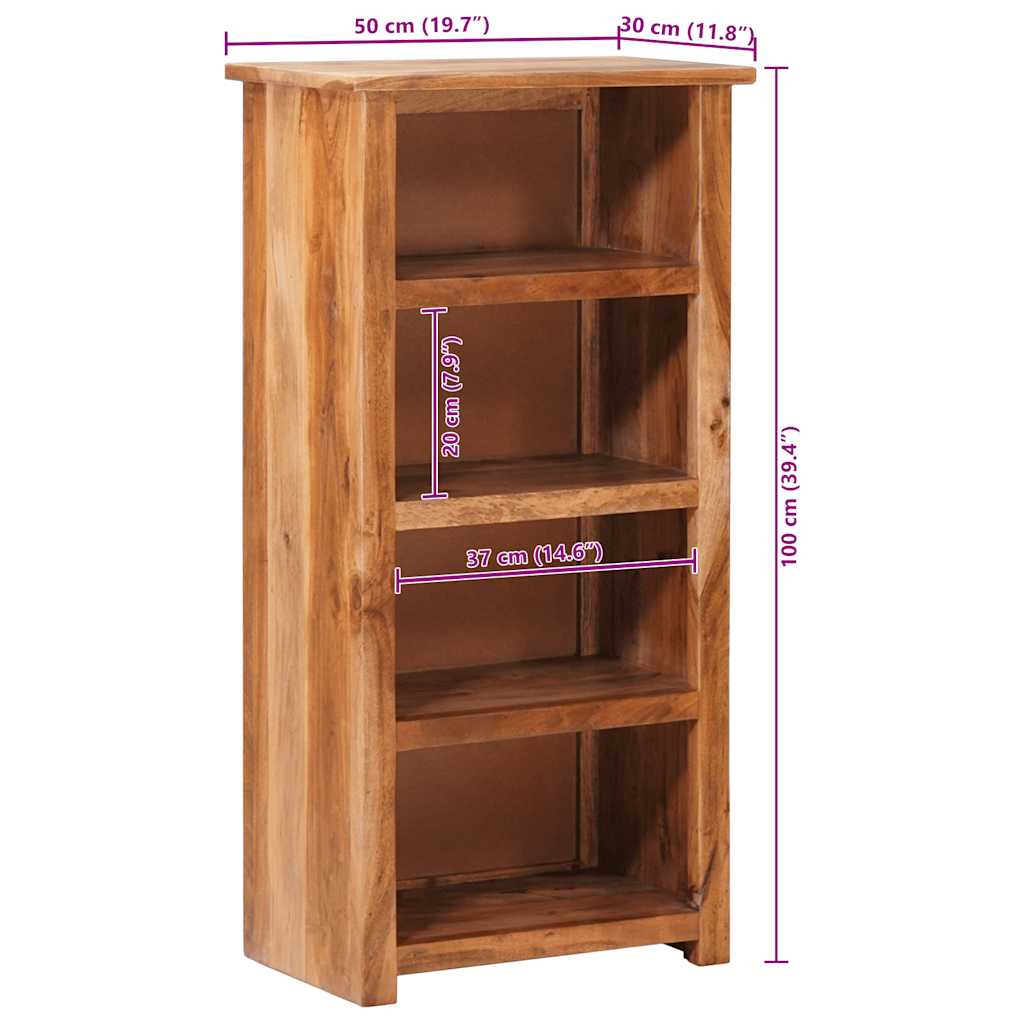 Boekenkast 50x30x100 cm massief hout is nu te koop bij PeponiXL, paradijselijk wonen!