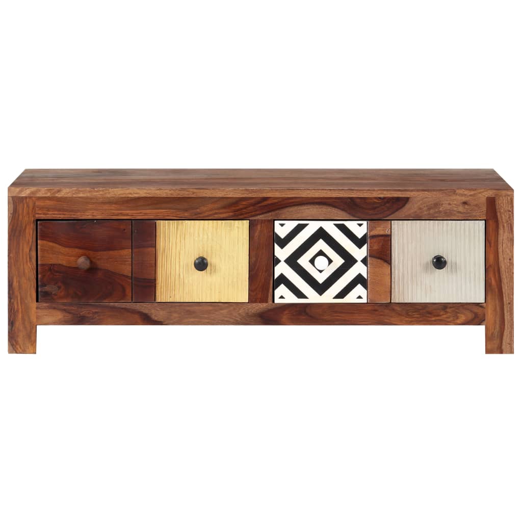 Salontafel 90x50x30 cm massief acaciahout is nu te koop bij PeponiXL, paradijselijk wonen!