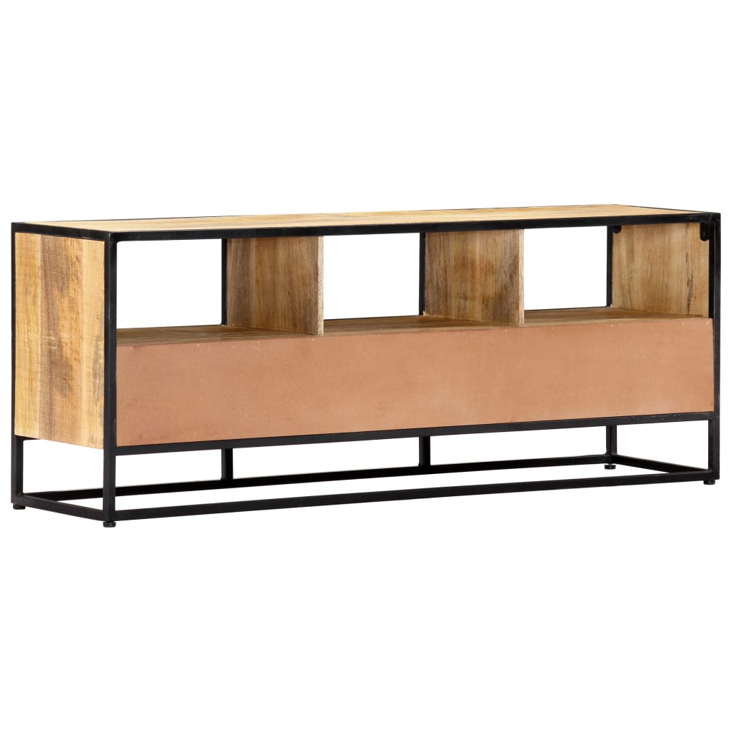 Tv-meubel 120x30x45 cm massief mangohout is nu te koop bij PeponiXL, paradijselijk wonen!