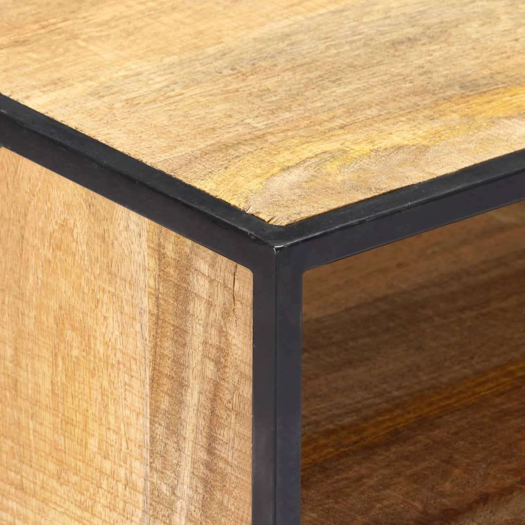Tv-meubel 120x30x45 cm massief mangohout is nu te koop bij PeponiXL, paradijselijk wonen!