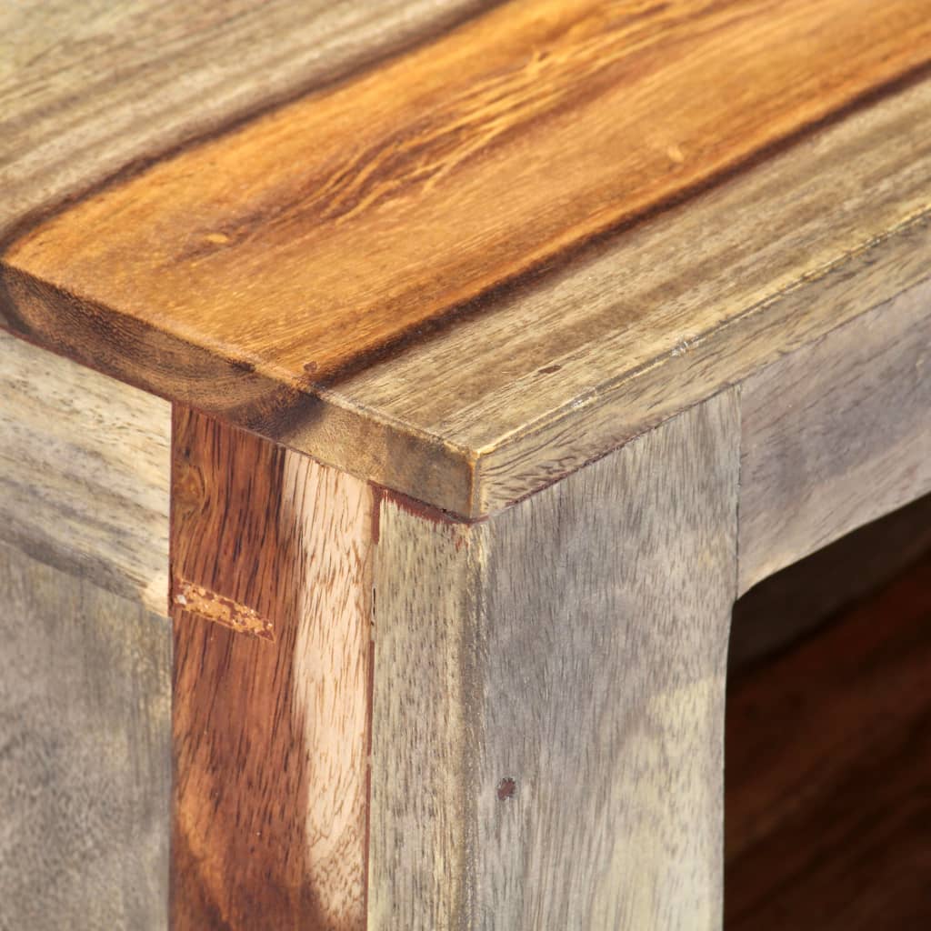 TV-meubel 130x30x40 cm massief acaciahout is nu te koop bij PeponiXL, paradijselijk wonen!