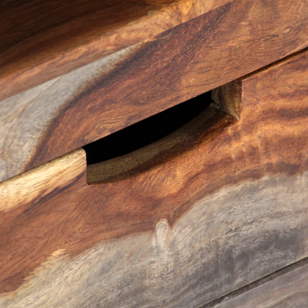 TV-meubel 130x30x40 cm massief acaciahout is nu te koop bij PeponiXL, paradijselijk wonen!