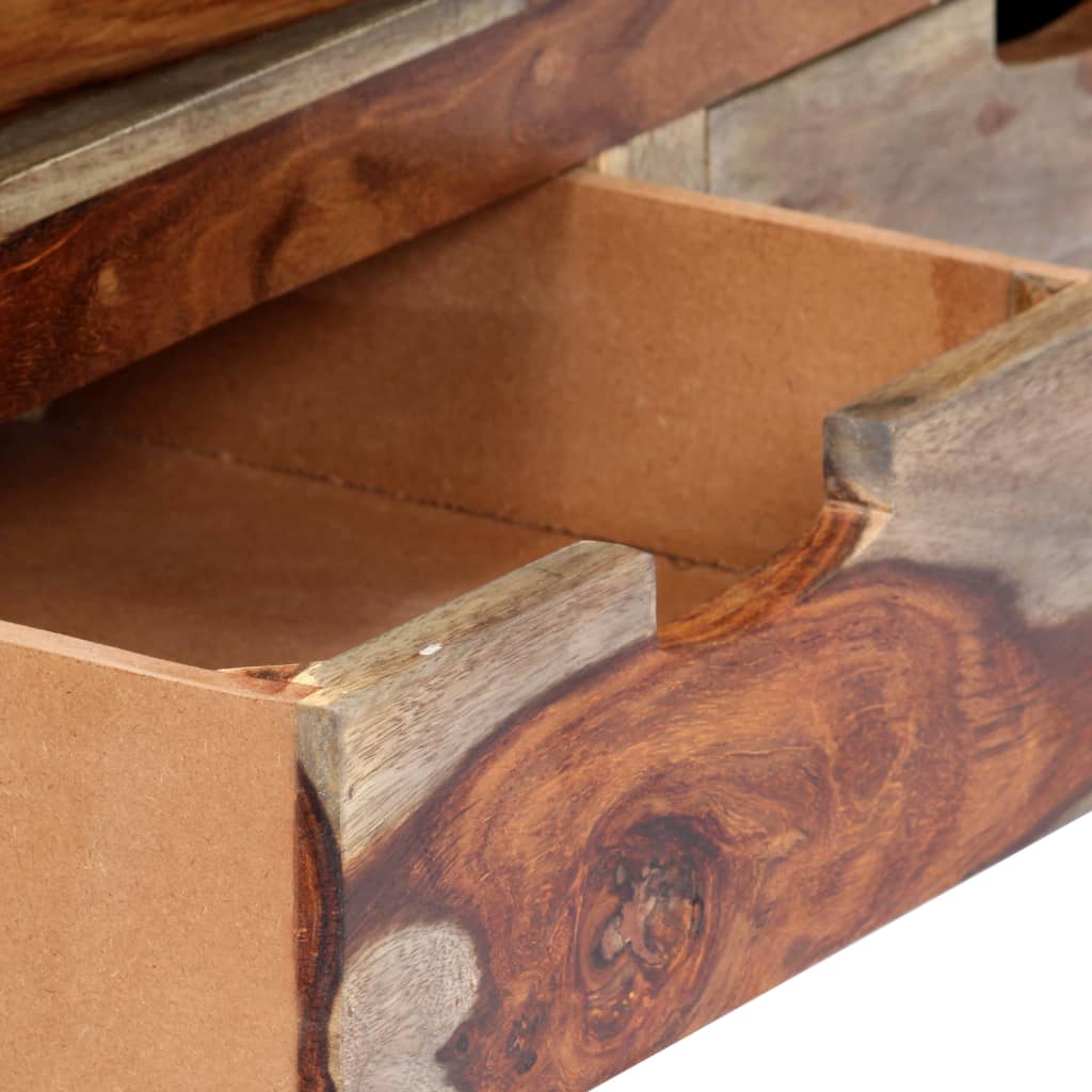 TV-meubel 130x30x40 cm massief acaciahout is nu te koop bij PeponiXL, paradijselijk wonen!