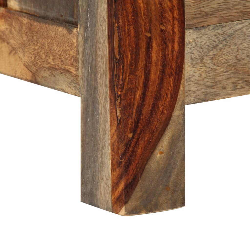 Dressoir 100x30x50 cm massief acaciahout grijs is nu te koop bij PeponiXL, paradijselijk wonen!
