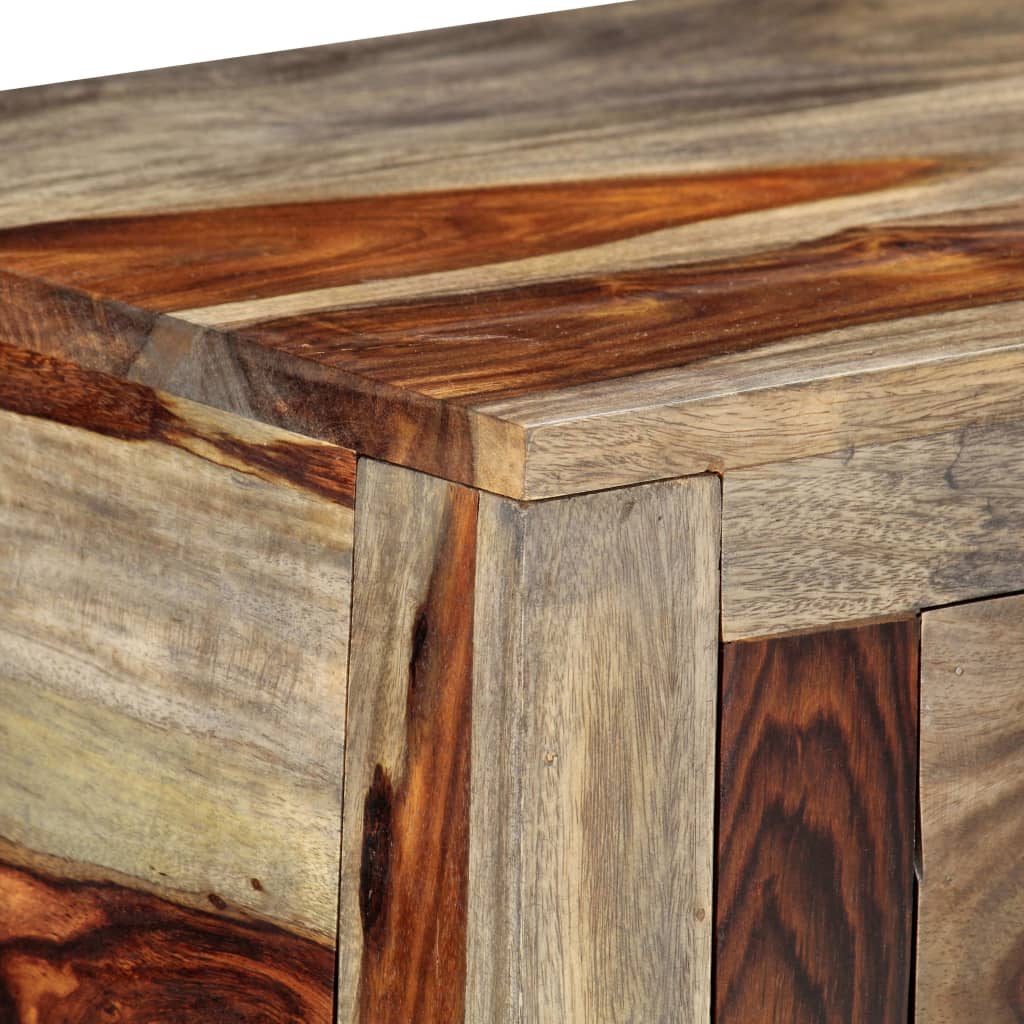 Wandtafel met 3 lades 120x30x75 cm massief acaciahout is nu te koop bij PeponiXL, paradijselijk wonen!