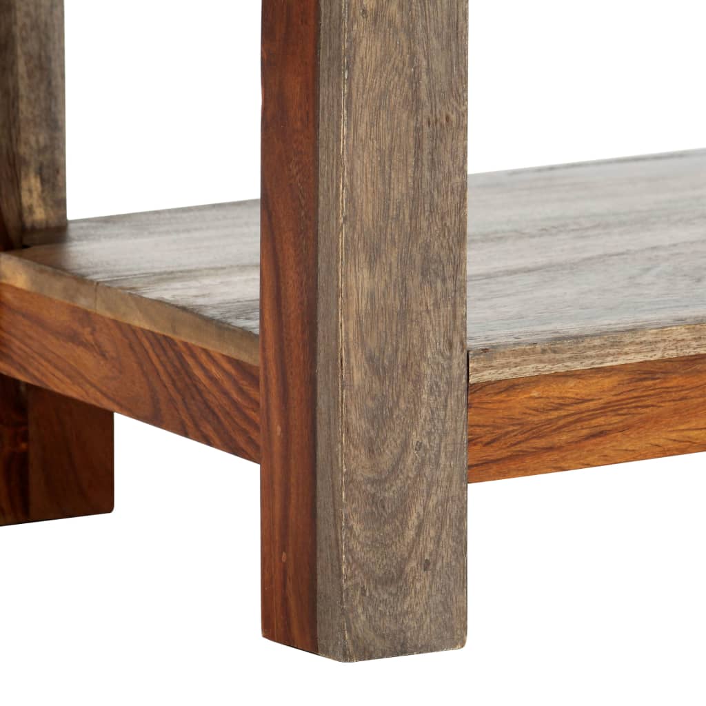 Wandtafel met 3 lades 120x30x75 cm massief acaciahout is nu te koop bij PeponiXL, paradijselijk wonen!
