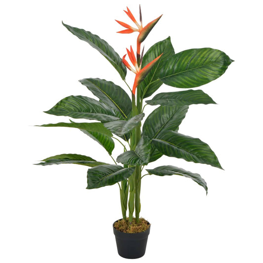 Kunstplant met pot strelitzia 100 cm rood is nu te koop bij PeponiXL, paradijselijk wonen!