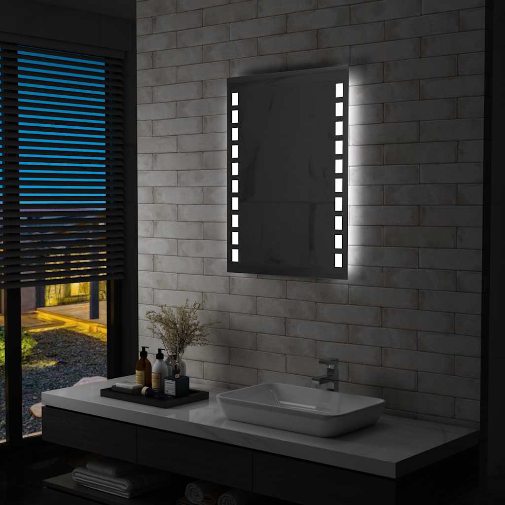 Badkamerspiegel LED 60x80 cm is nu te koop bij PeponiXL, paradijselijk wonen!