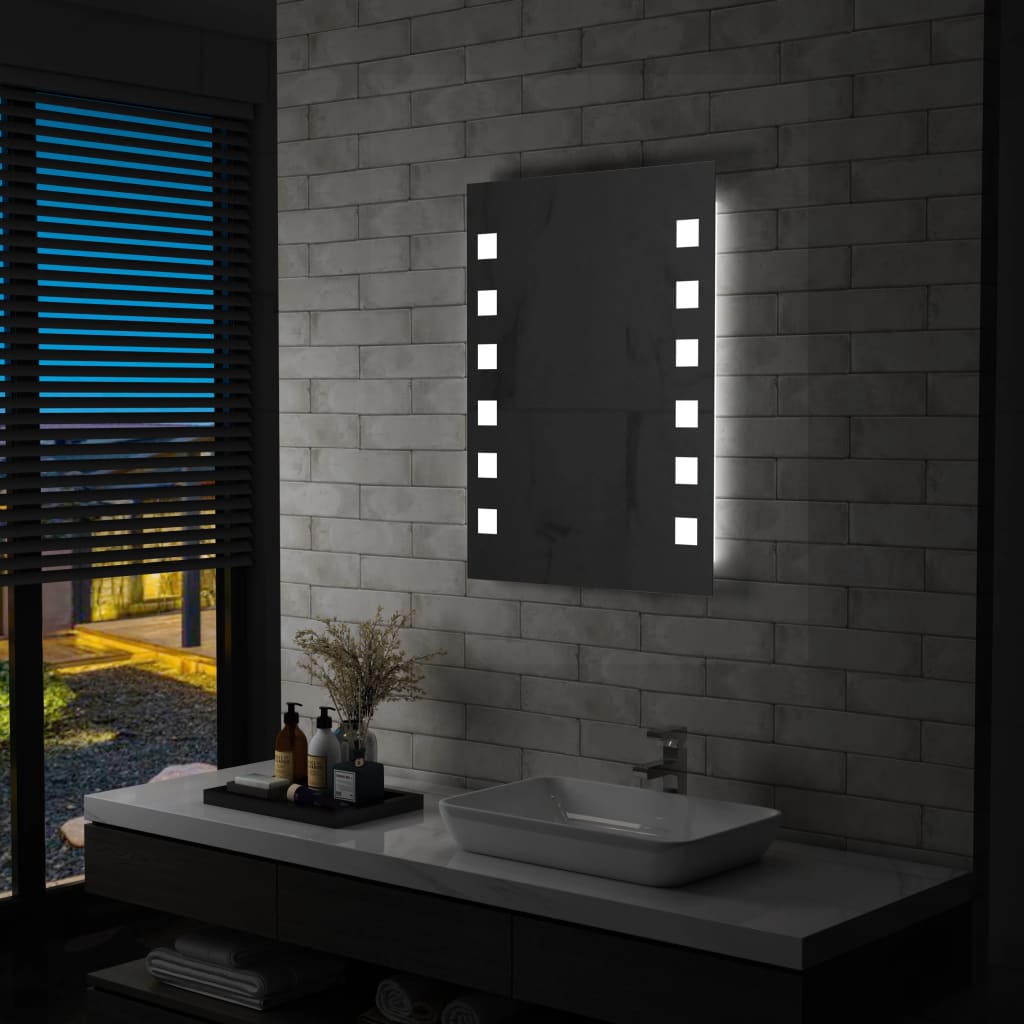 Badkamerspiegel LED 60x80 cm is nu te koop bij PeponiXL, paradijselijk wonen!