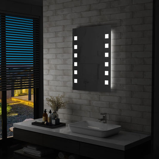 Badkamerspiegel LED 60x80 cm is nu te koop bij PeponiXL, paradijselijk wonen!