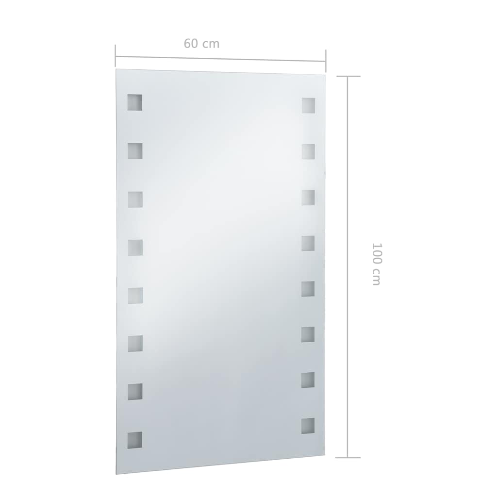 Badkamerspiegel LED 60x100 cm is nu te koop bij PeponiXL, paradijselijk wonen!