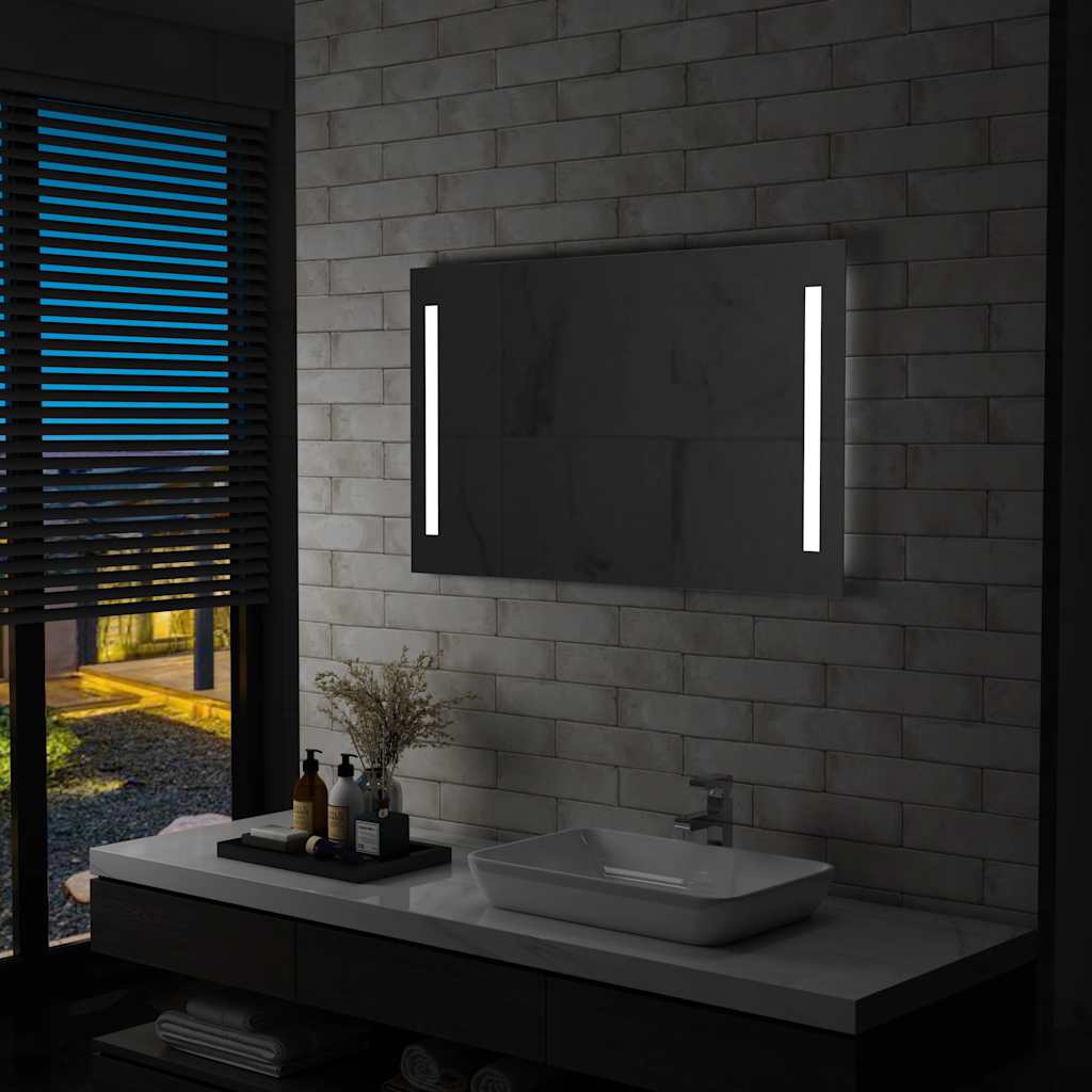 Badkamerspiegel LED 100x60 cm is nu te koop bij PeponiXL, paradijselijk wonen!