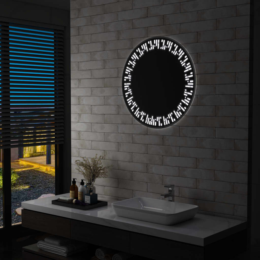 Badkamerspiegel LED 70 cm is nu te koop bij PeponiXL, paradijselijk wonen!