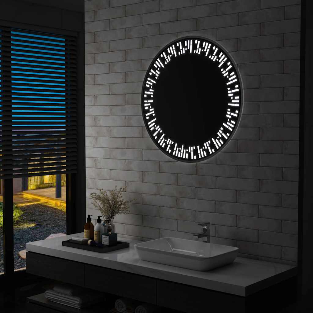 Badkamerspiegel LED 80 cm is nu te koop bij PeponiXL, paradijselijk wonen!