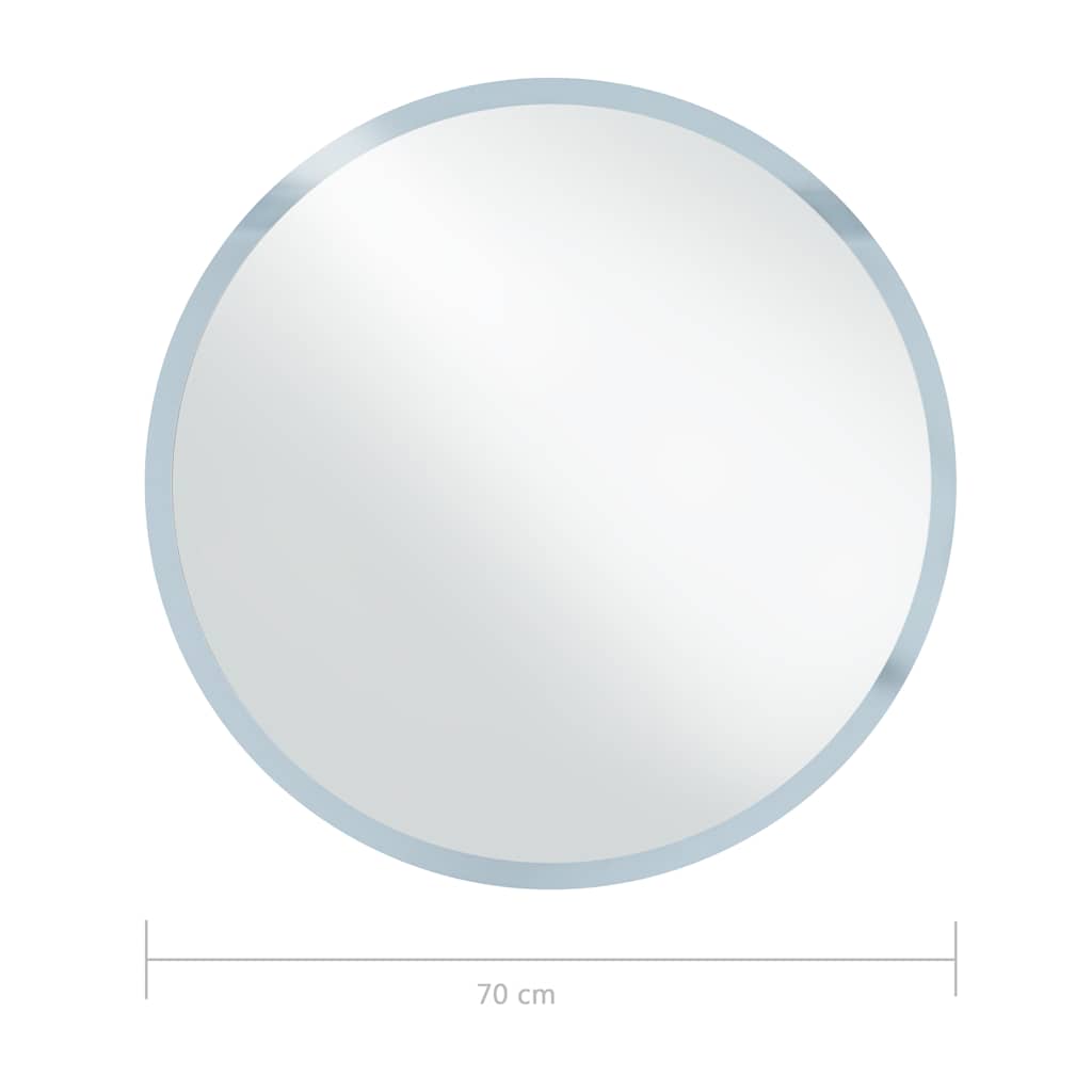 Badkamerspiegel LED 70 cm is nu te koop bij PeponiXL, paradijselijk wonen!