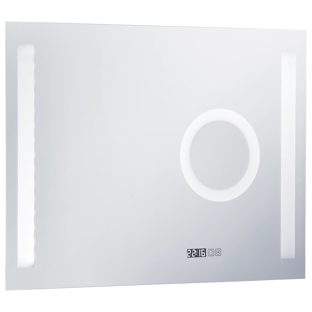 Badkamerspiegel LED met aanraaksensor 80x60 cm is nu te koop bij PeponiXL, paradijselijk wonen!