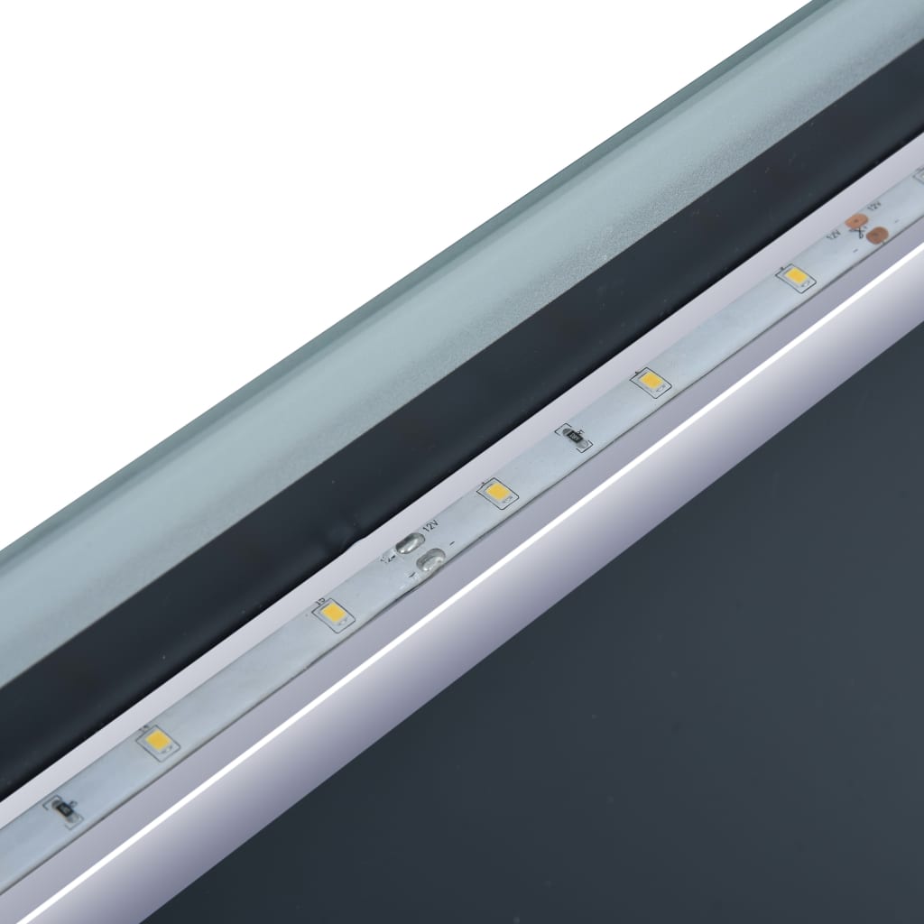 Badkamerspiegel LED met aanraaksensor 80x60 cm is nu te koop bij PeponiXL, paradijselijk wonen!