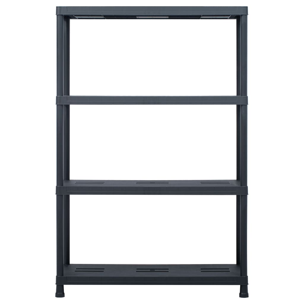 Opbergrek 220 kg 90x40x138 cm kunststof zwart is nu te koop bij PeponiXL, paradijselijk wonen!