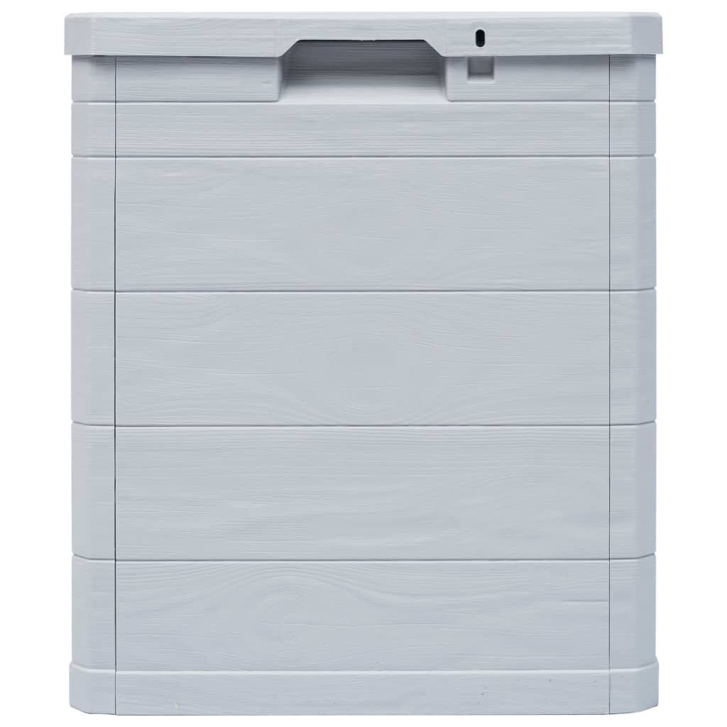 Opbergbox voor in de tuin 90 L lichtgrijs is nu te koop bij PeponiXL, paradijselijk wonen!