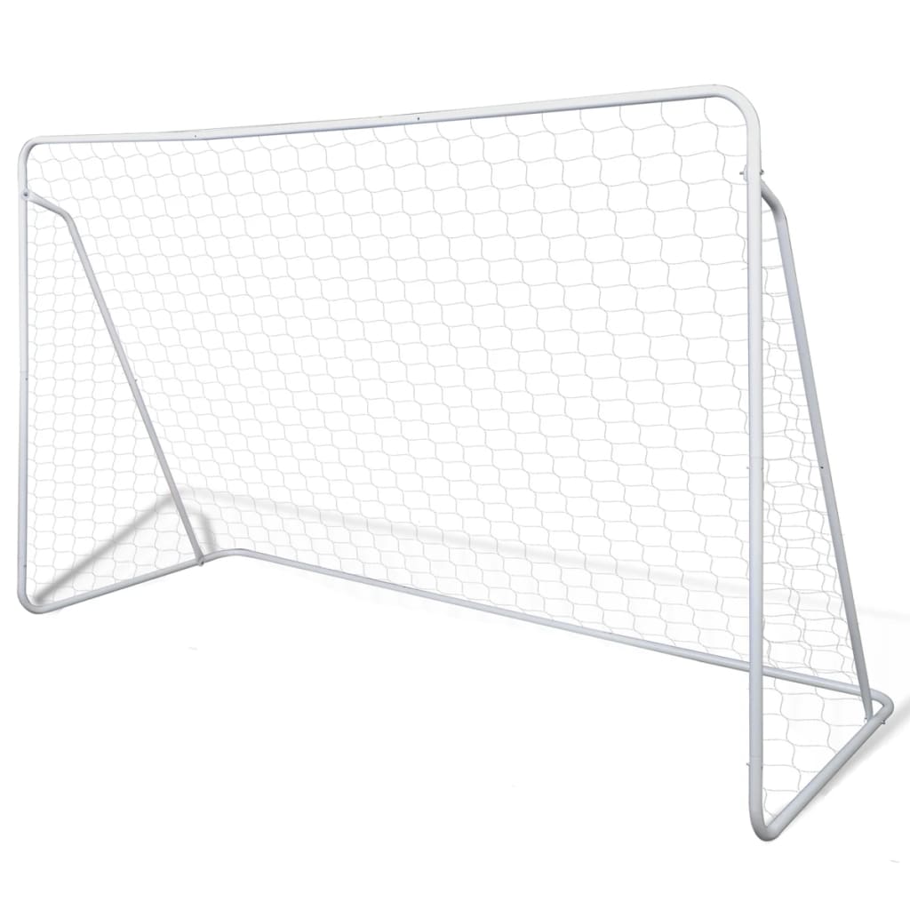 Voetbalgoals 2 st 240x90x150 cm staal is nu te koop bij PeponiXL, paradijselijk wonen!