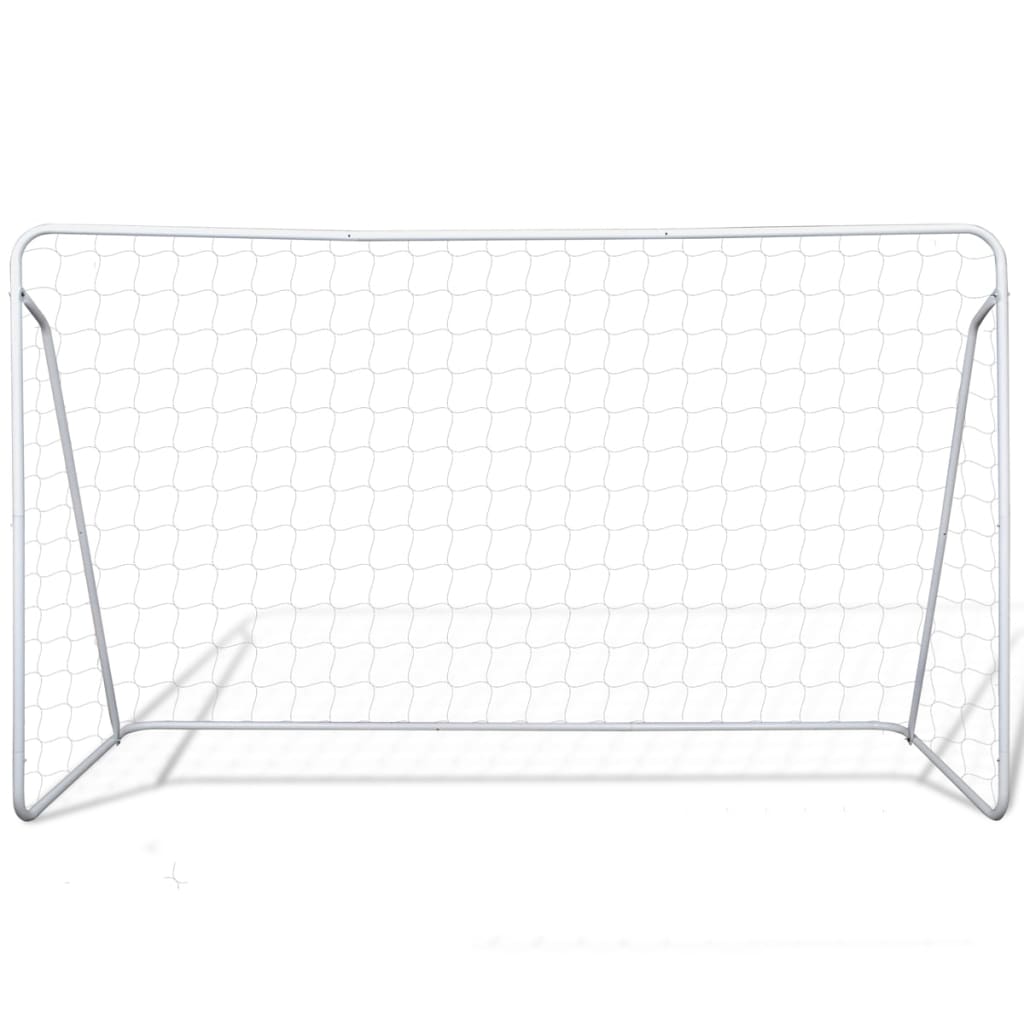 Voetbalgoals 2 st 240x90x150 cm staal is nu te koop bij PeponiXL, paradijselijk wonen!
