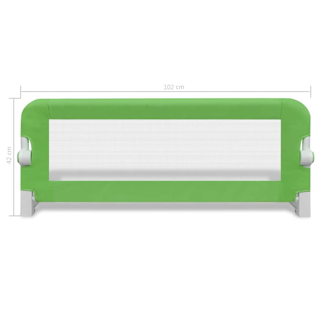 Kinderbedhekjes 2 st 102x42 cm groen is nu te koop bij PeponiXL, paradijselijk wonen!