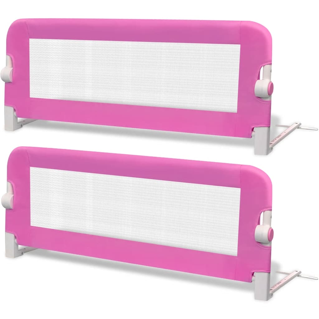 Kinderbedhekjes 2 st 102x42 cm roze is nu te koop bij PeponiXL, paradijselijk wonen!