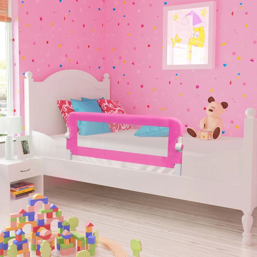 Kinderbedhekjes 2 st 102x42 cm roze is nu te koop bij PeponiXL, paradijselijk wonen!