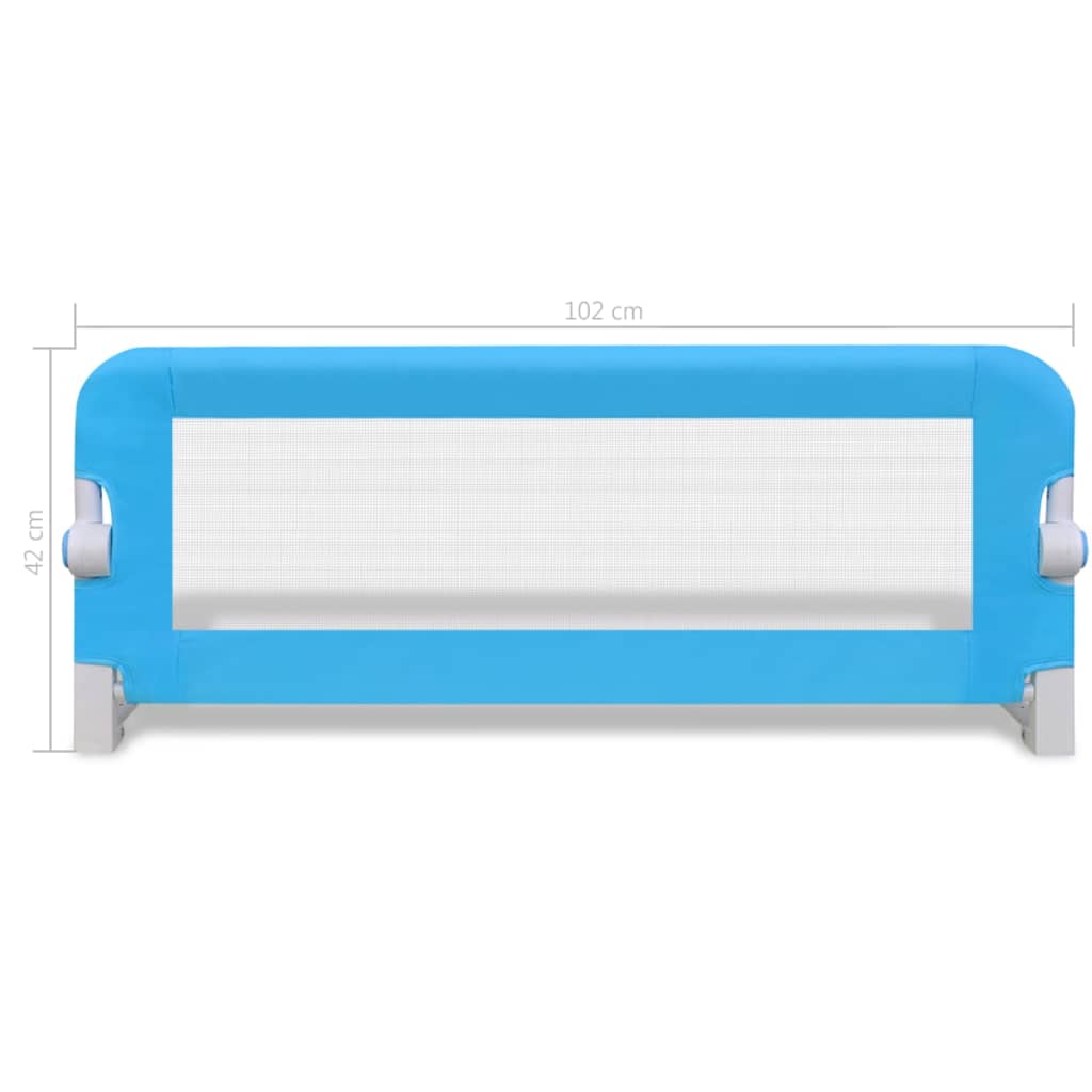 Kinderbedhekjes 2 st 102x42 cm blauw is nu te koop bij PeponiXL, paradijselijk wonen!