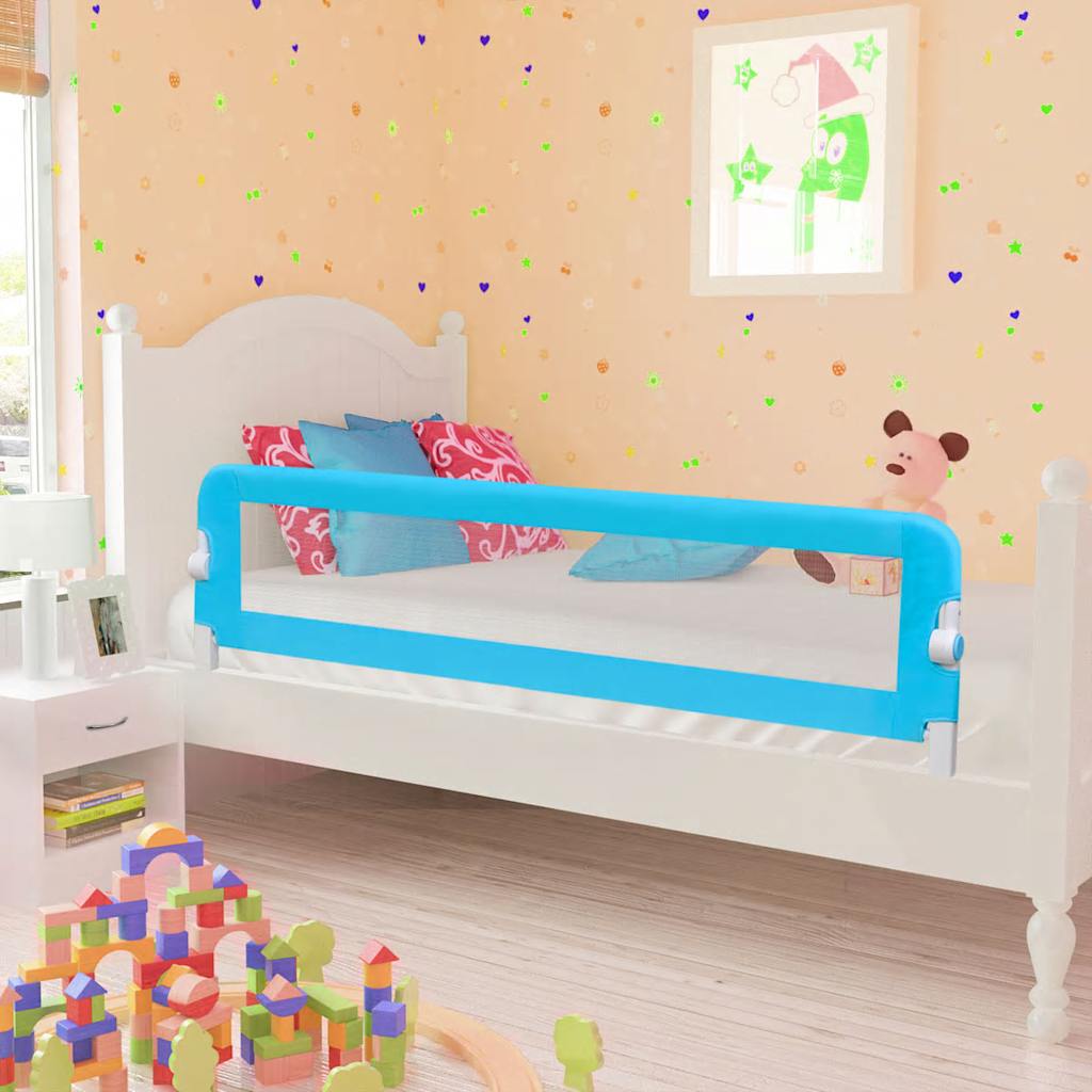 Kinderbedhekjes 2 st 150x42 cm blauw is nu te koop bij PeponiXL, paradijselijk wonen!