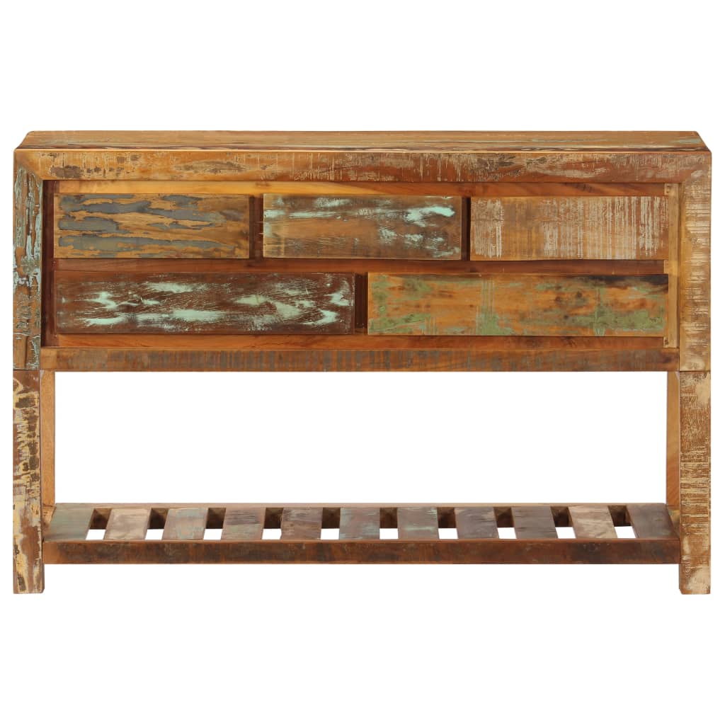 Dressoir 120x30x75 cm massief gerecycled hout is nu te koop bij PeponiXL, paradijselijk wonen!