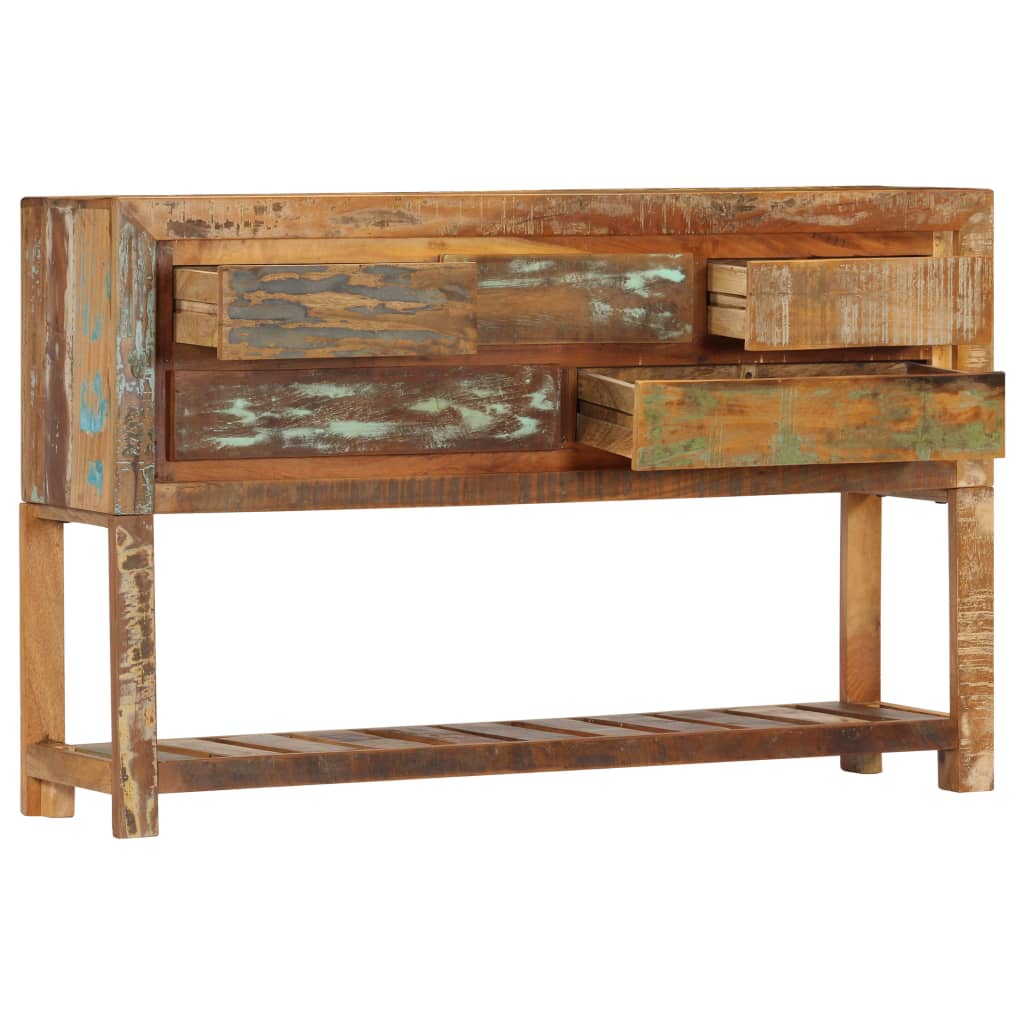 Dressoir 120x30x75 cm massief gerecycled hout is nu te koop bij PeponiXL, paradijselijk wonen!