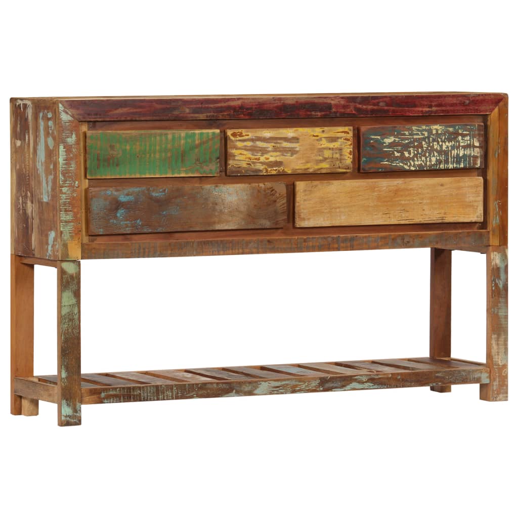 Dressoir 120x30x75 cm massief gerecycled hout is nu te koop bij PeponiXL, paradijselijk wonen!