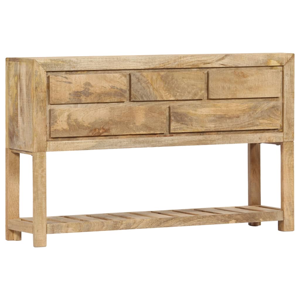 Dressoir 120x30x75 cm massief mangohout is nu te koop bij PeponiXL, paradijselijk wonen!