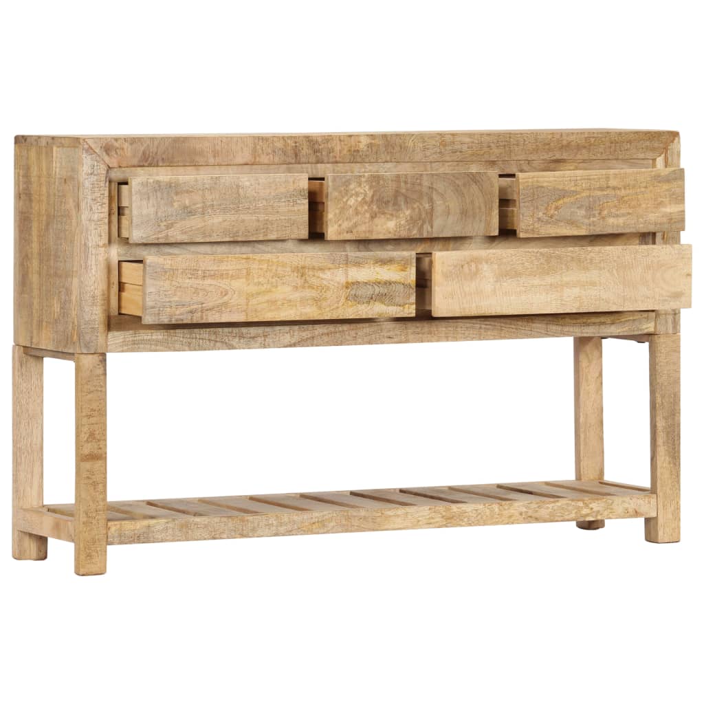 Dressoir 120x30x75 cm massief mangohout is nu te koop bij PeponiXL, paradijselijk wonen!