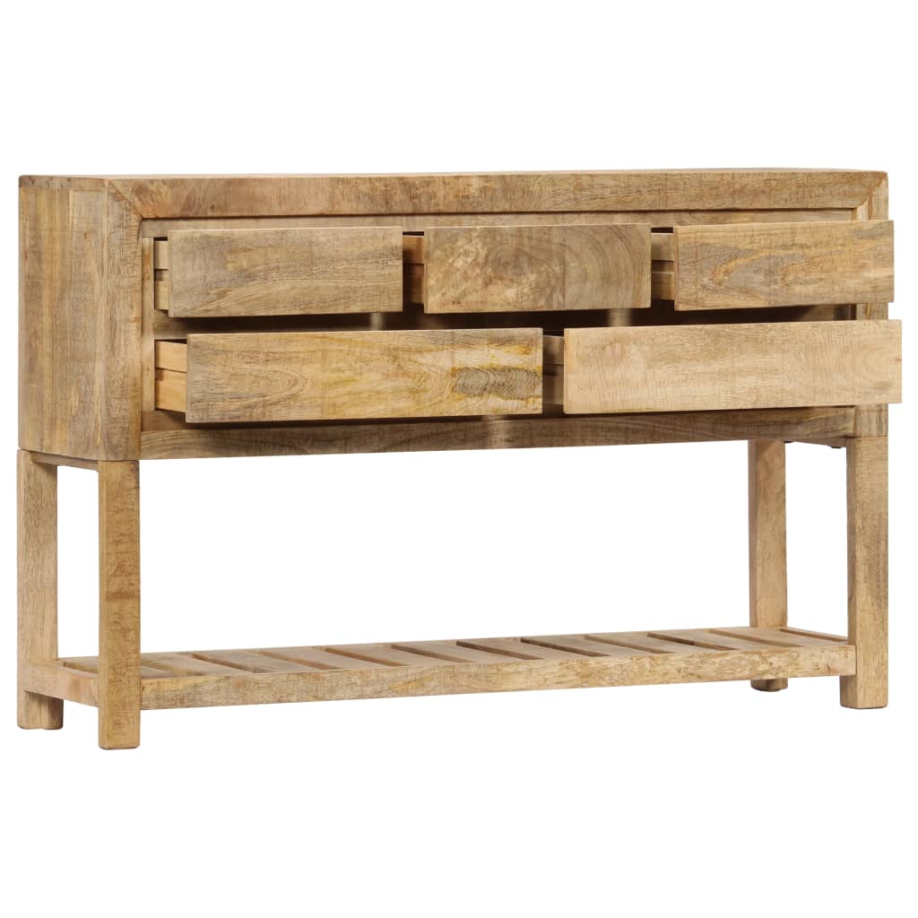 Dressoir 120x30x75 cm massief mangohout is nu te koop bij PeponiXL, paradijselijk wonen!