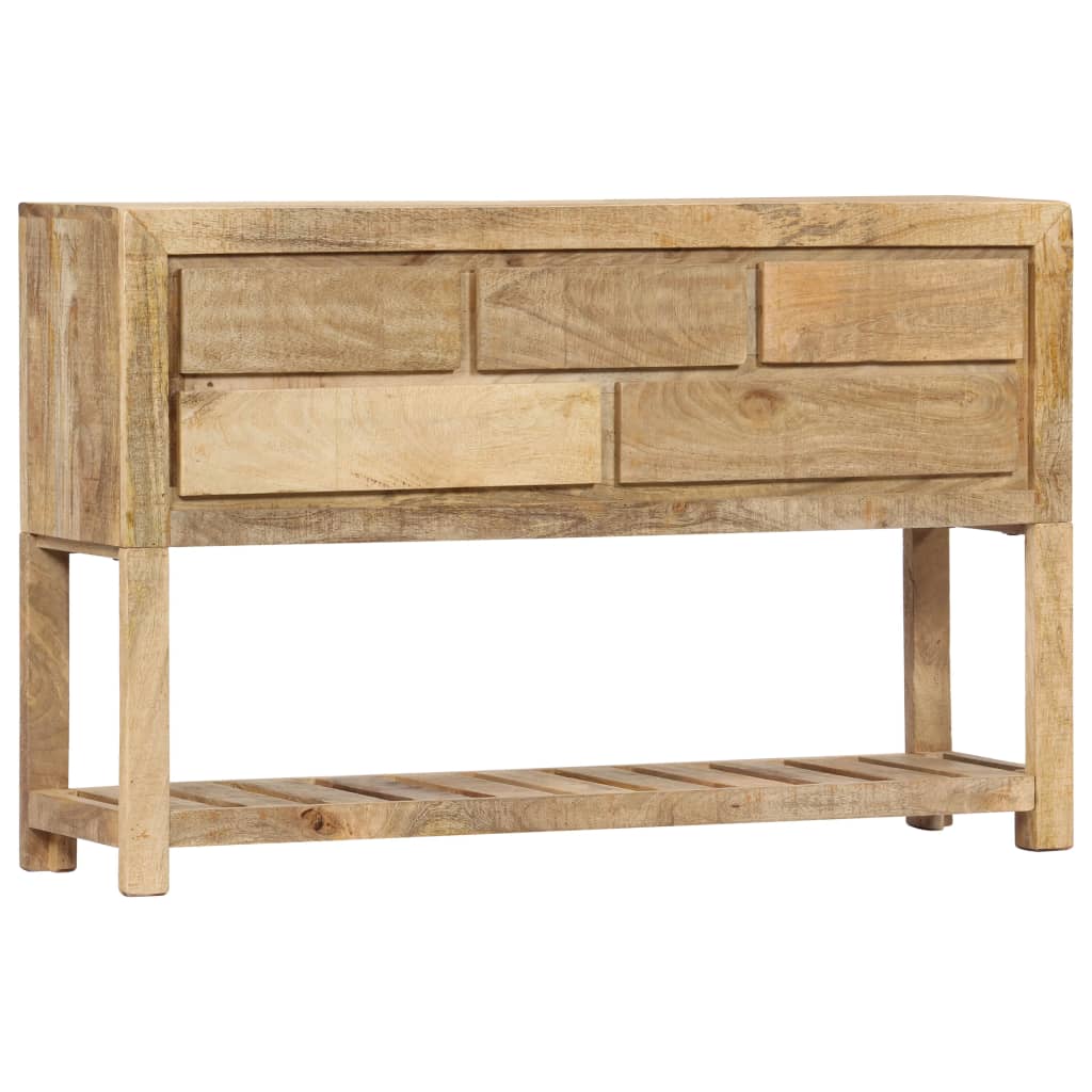 Dressoir 120x30x75 cm massief mangohout is nu te koop bij PeponiXL, paradijselijk wonen!