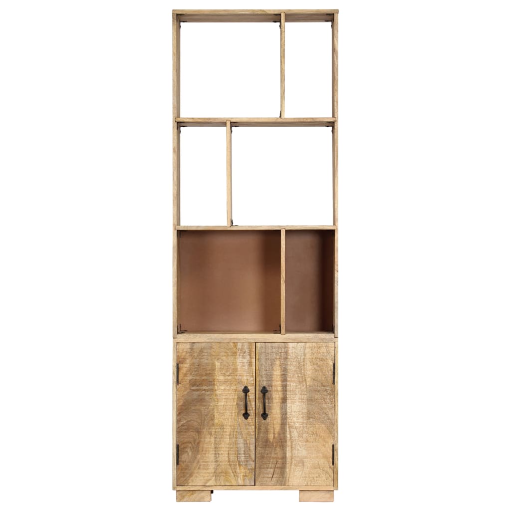 Boekenkast 60x35x180 cm massief mangohout is nu te koop bij PeponiXL, paradijselijk wonen!