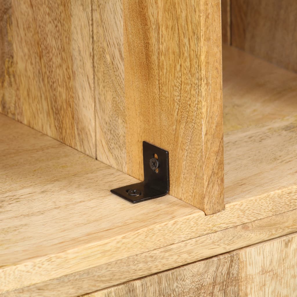 Boekenkast 60x35x180 cm massief mangohout is nu te koop bij PeponiXL, paradijselijk wonen!