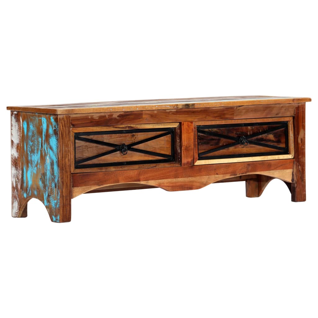 Tv-meubel 120x30x40 cm massief gerecycled hout is nu te koop bij PeponiXL, paradijselijk wonen!