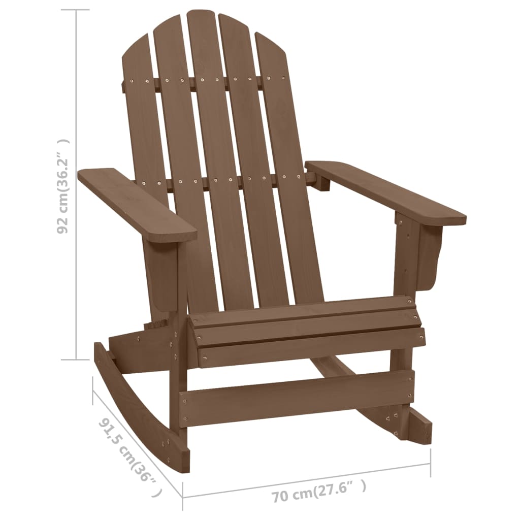Tuinschommelstoel hout bruin is nu te koop bij PeponiXL, paradijselijk wonen!