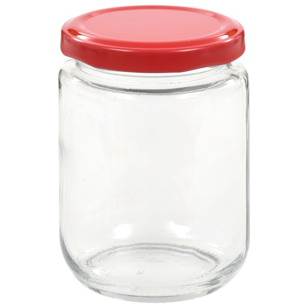 Jampotten met rode deksels 48 st 230 ml glas is nu te koop bij PeponiXL, paradijselijk wonen!