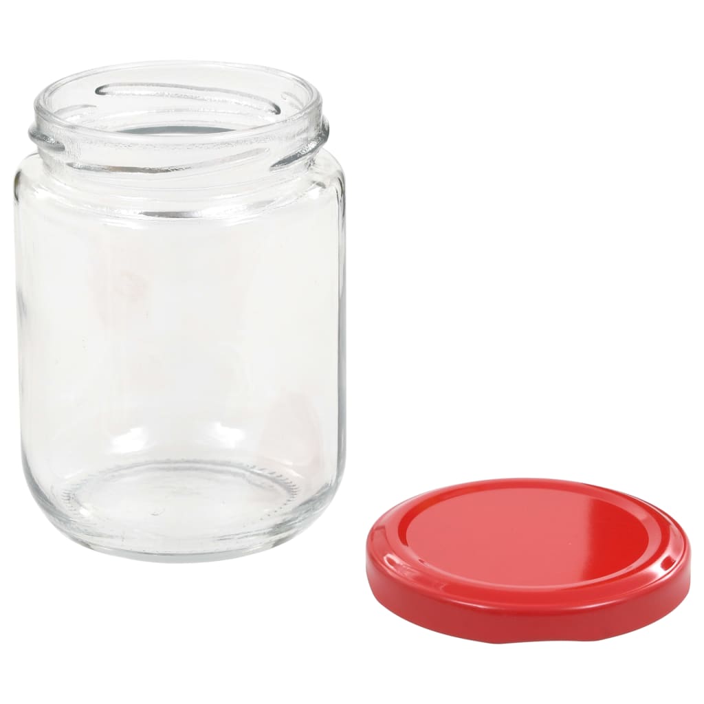 Jampotten met rode deksels 48 st 230 ml glas is nu te koop bij PeponiXL, paradijselijk wonen!