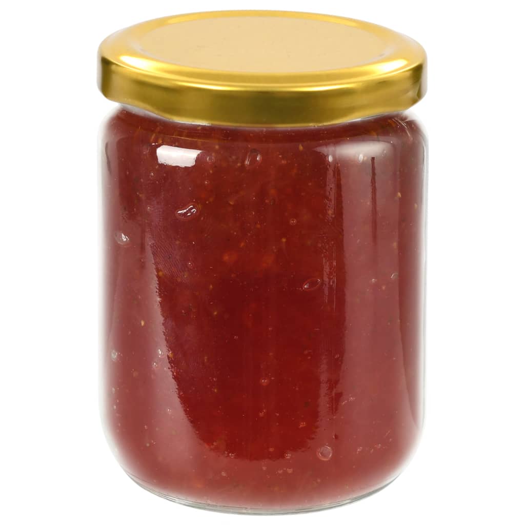 Jampotten met goudkleurige deksels 96 st 230 ml glas is nu te koop bij PeponiXL, paradijselijk wonen!